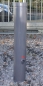 Preview: Stahlpoller PHARUS mit Ziernut, Ø 121 mm, Höhe: 900 mm, Dreikant